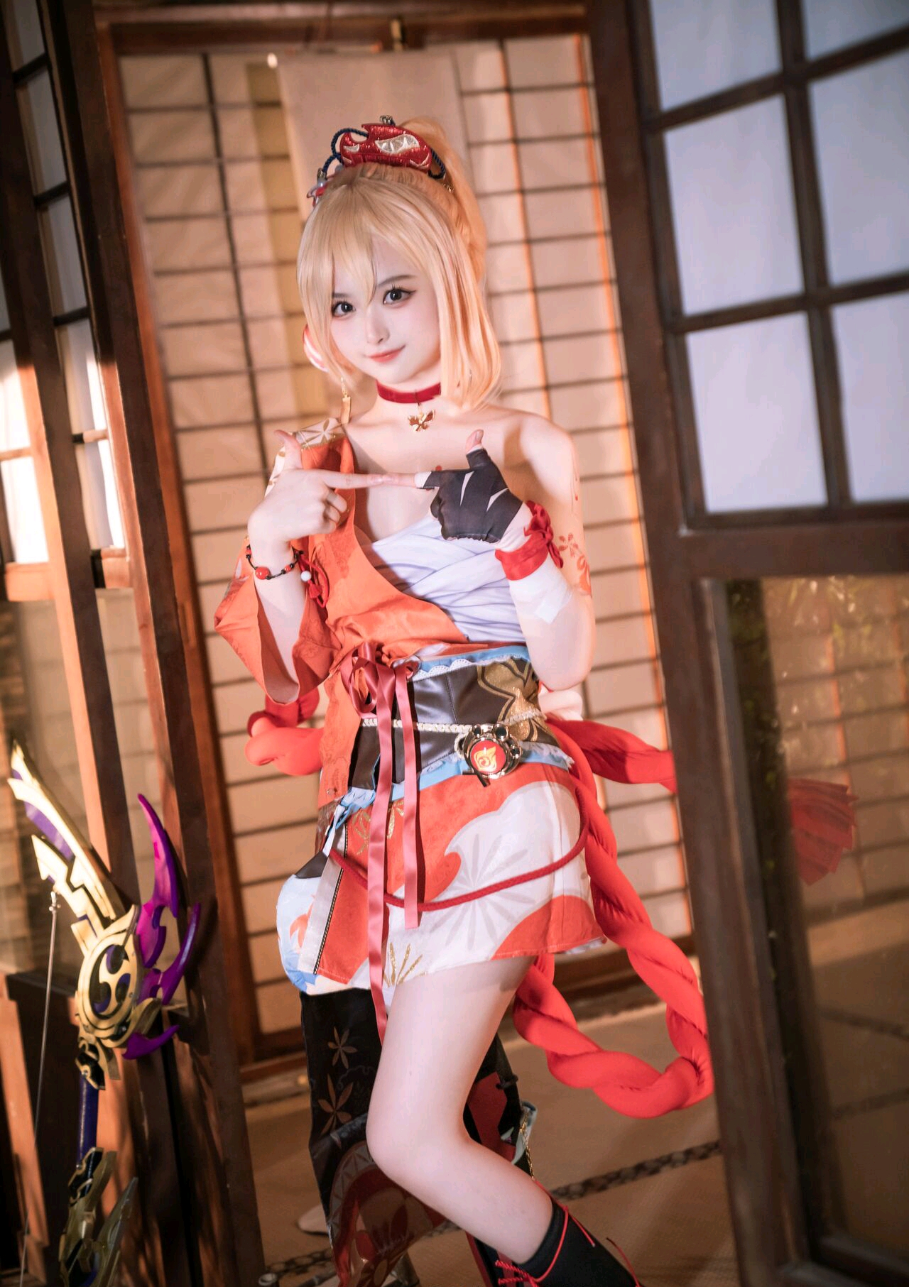 白莉爱吃巧克力Cosplay写真精选图片 白莉爱吃巧克力Cosplay写真精选图片