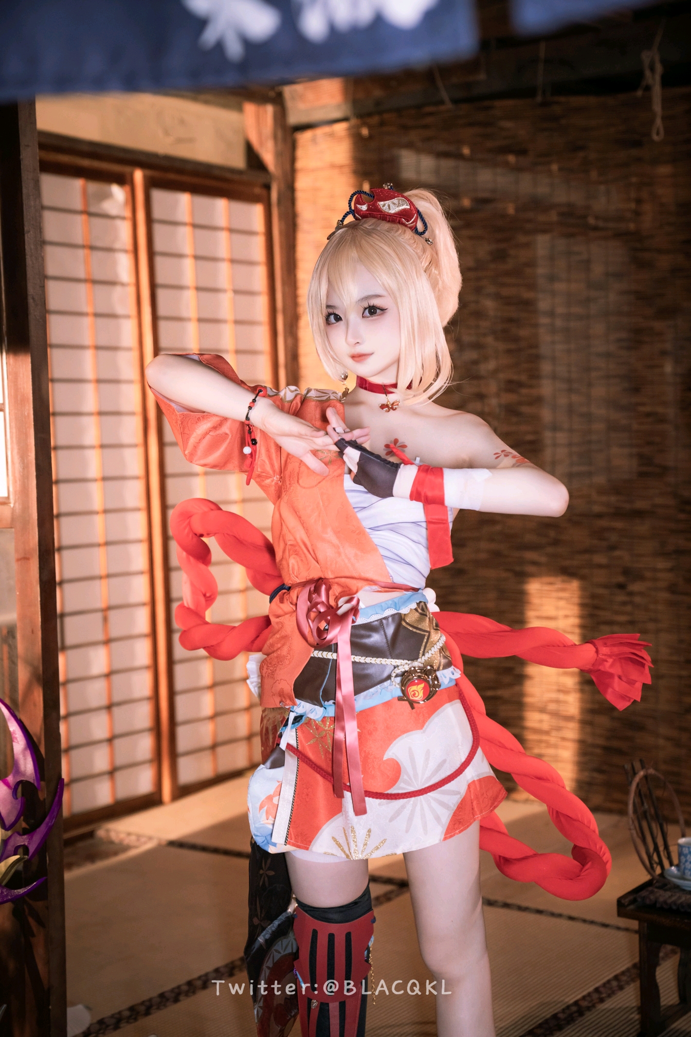 白莉爱吃巧克力高清Cosplay写真图片大全