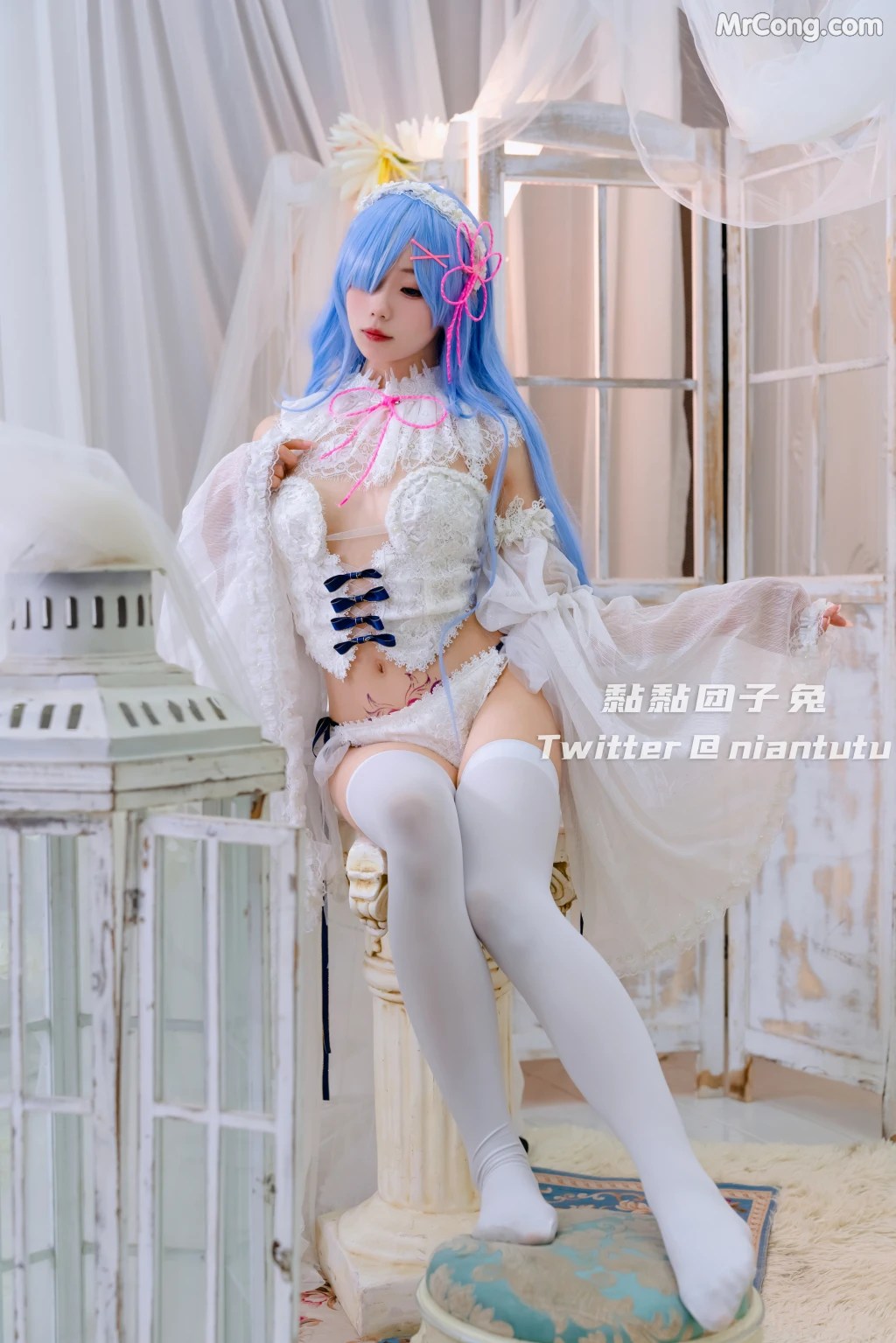 黏黏团子兔 Cosplay写真图片 2