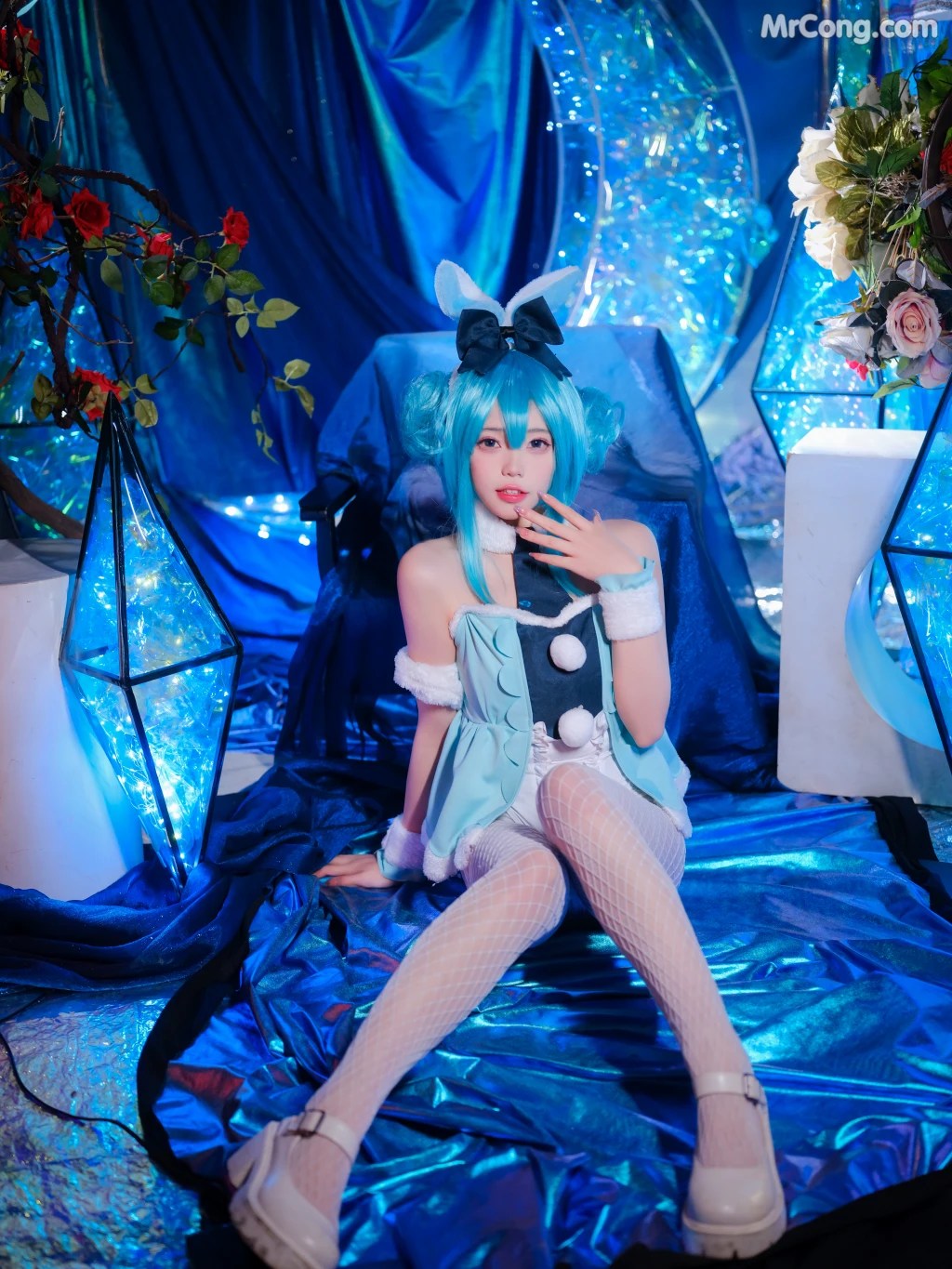 黏黏团子兔 Cosplay写真图片 9
