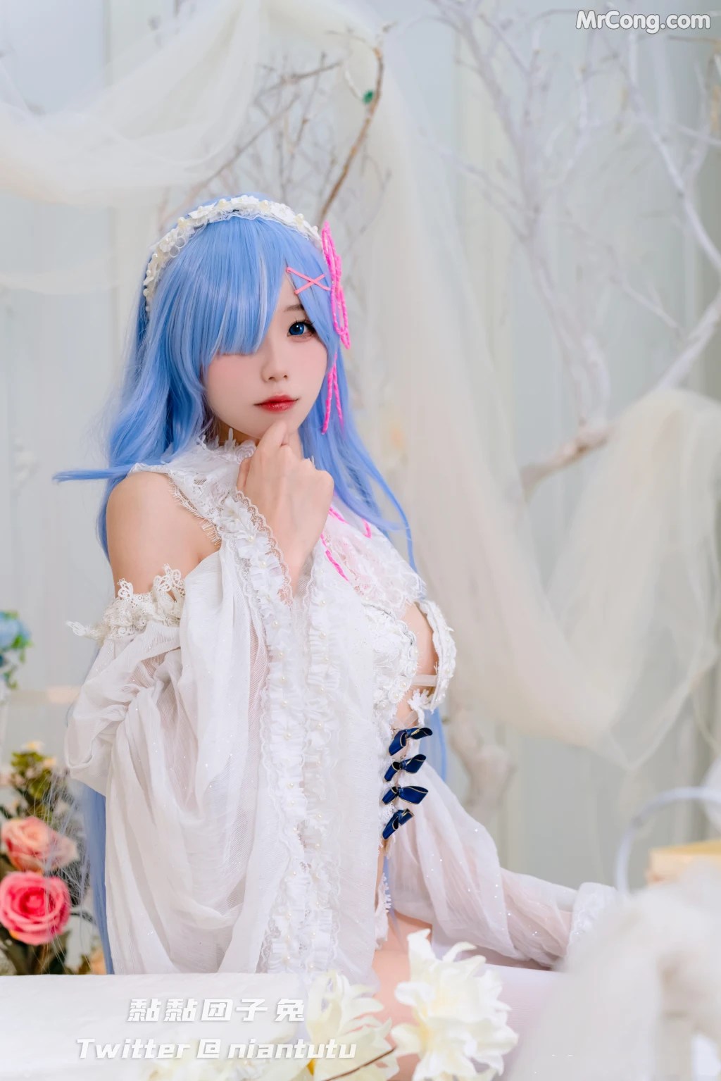 黏黏团子兔 Cosplay写真图片 12