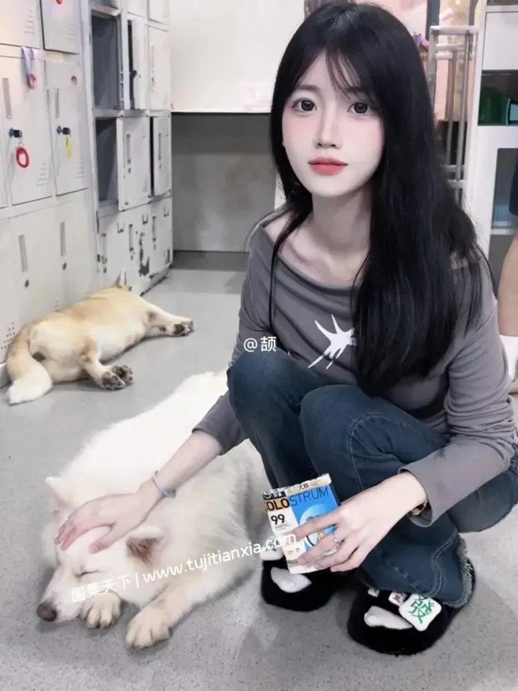 颉颉与猫 写真作品高清图片 8