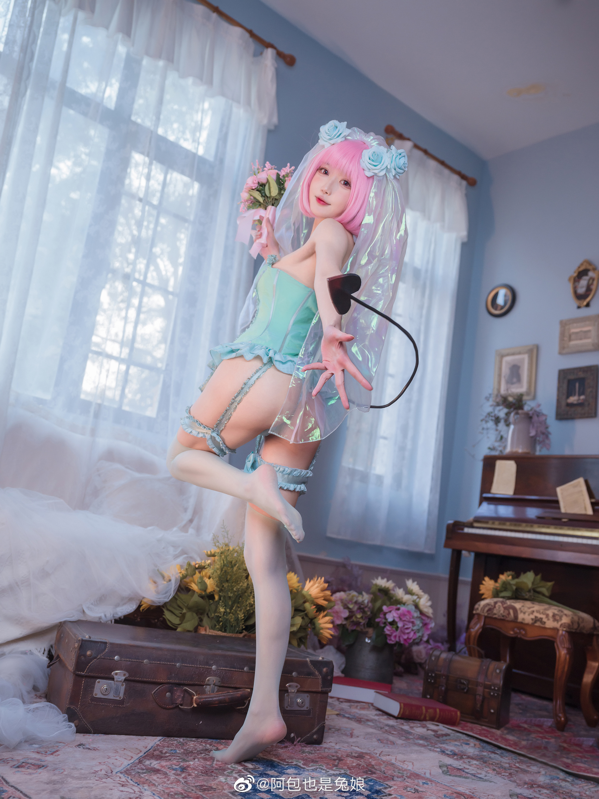 阿包也是兔娘 Cosplay写真图片 5